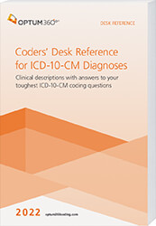 Coders' Desk Reference for Diagnoses (ICD-10-CM) 2022 Book Cover