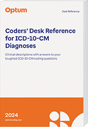 Coders' Desk Reference for Diagnoses (ICD-10-CM) 2024 Book Cover