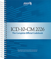ICD-10-CM 2026: The Complete Official Code Book Cover