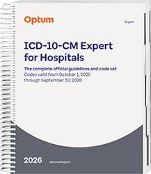 ICD-10-CM Expert for Hospitals 2026 Book Cover